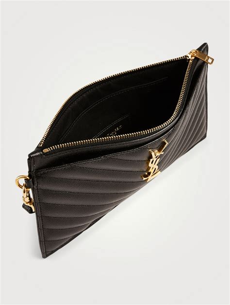 ysl large monogram clutch|ysl monogram clutch sale.